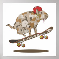 Funny Skateboarding para Capibara