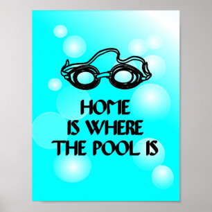 Póster Funny Swim Quote - Poster