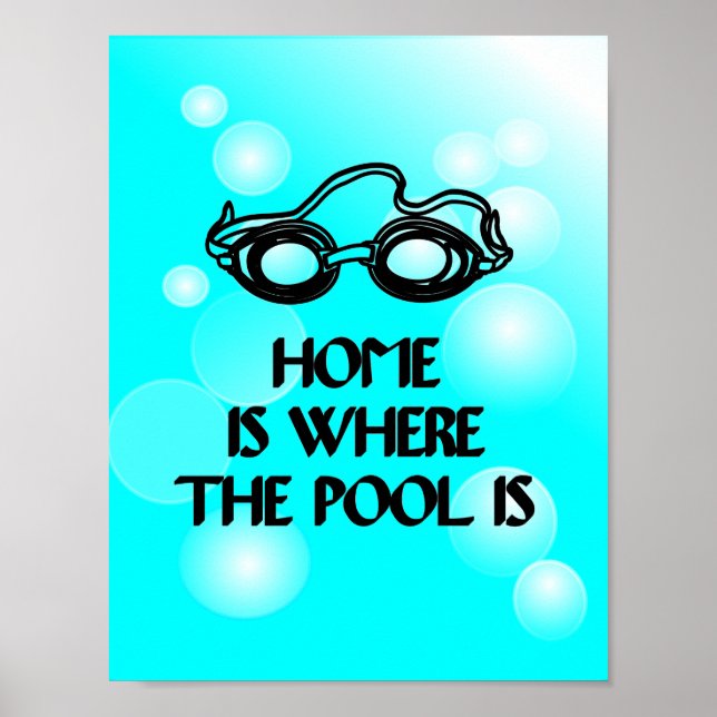 Póster Funny Swim Quote - Poster (Frente)
