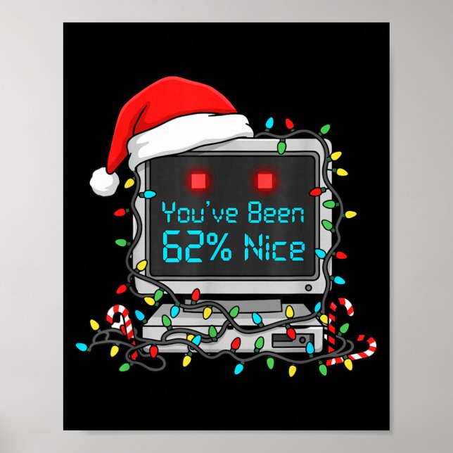 Póster Funny Tech Christmas Geek Ai Holiday Humor Nerd Sh (Frente)