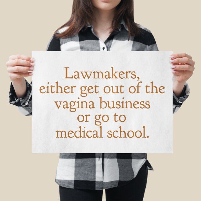 Póster Funny Texas Abortion Laws Pro Choice Political (Subido por el creador)