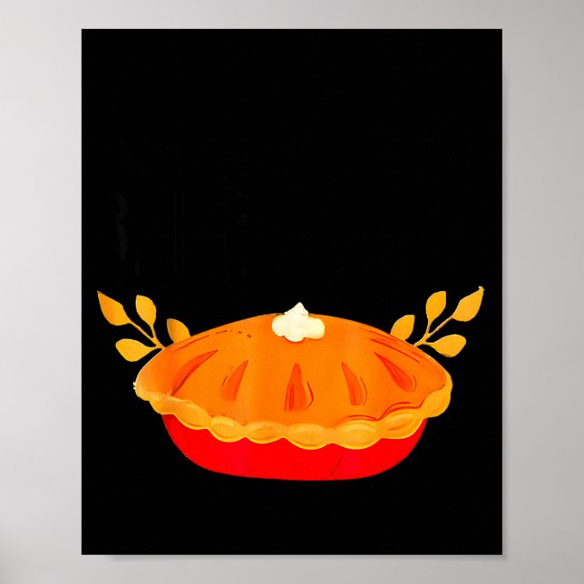 Póster Funny Thanksgiving Go Ahead Bake My Day Men Women  (Frente)