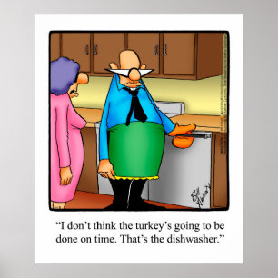 Póster Funny Thanksgiving Humor Poster