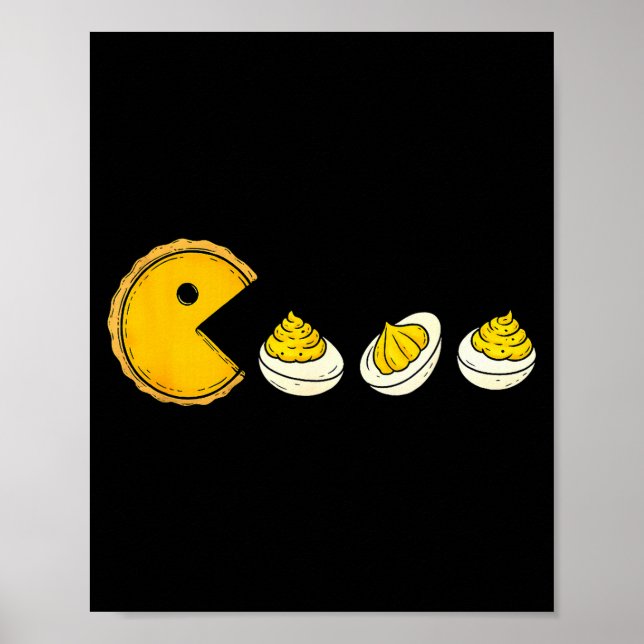 Póster Funny Thanksgiving Turkey Gift For Men Women Kids  (Frente)