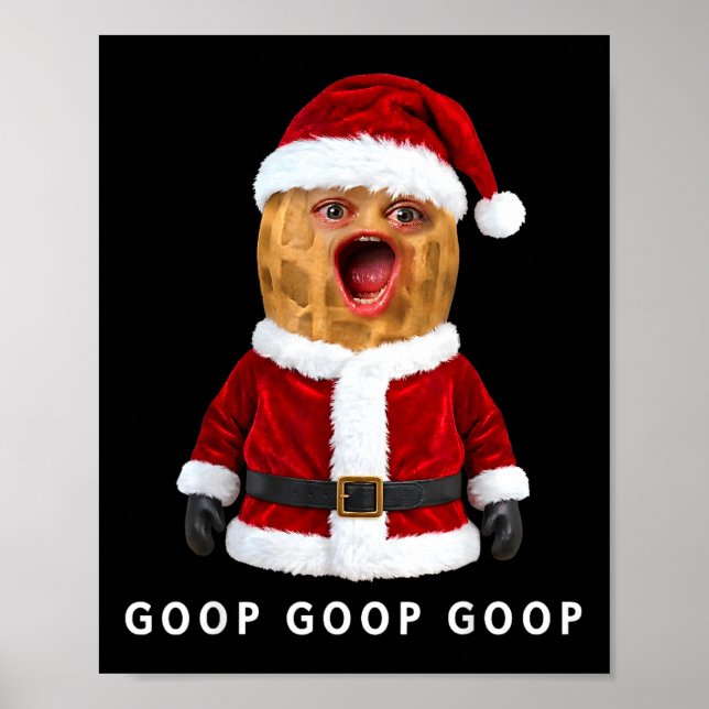 Póster Funny The Burnt Peanut Goop Bungulator Christmas  (Frente)