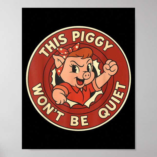 Póster Funny This Ggy Won't Be Quiet  (Frente)