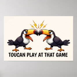 Póster Funny Toucan