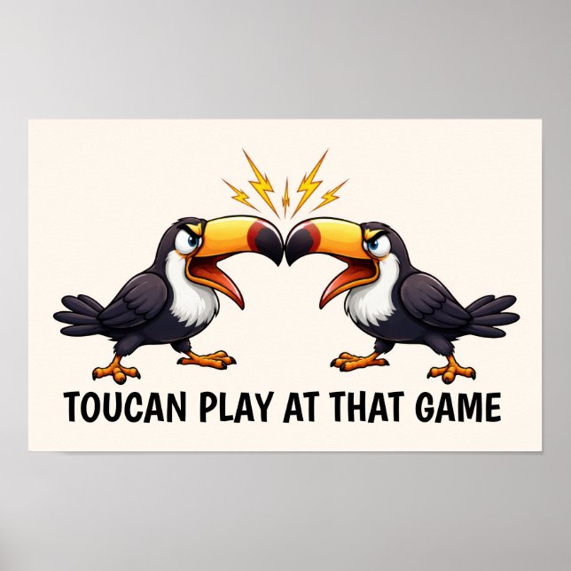 Póster Funny Toucan (Frente)