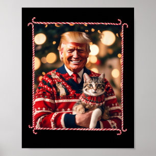 Póster Funny Trump Navidades sudan para los amantes del g