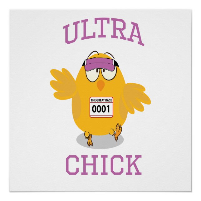 Póster Funny Ultra Chick Runner (Anverso)