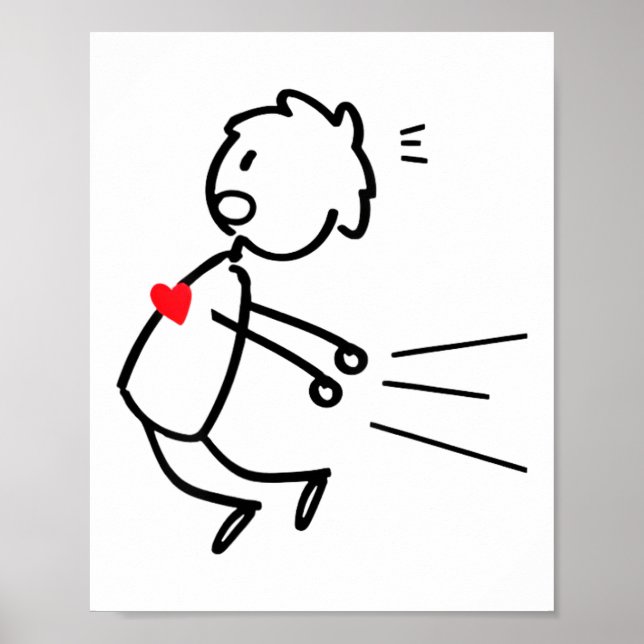 Póster Funny Valentine’s Day Couple Matching For Men Wome (Frente)