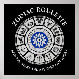 Póster Funny Zodiac Rótulos Poster