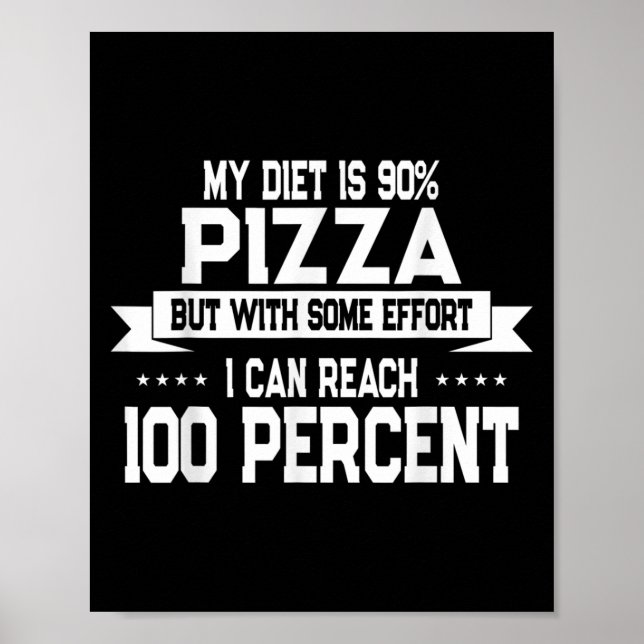 Póster Funny Zza Lover New Years Resolution Quote  (Frente)