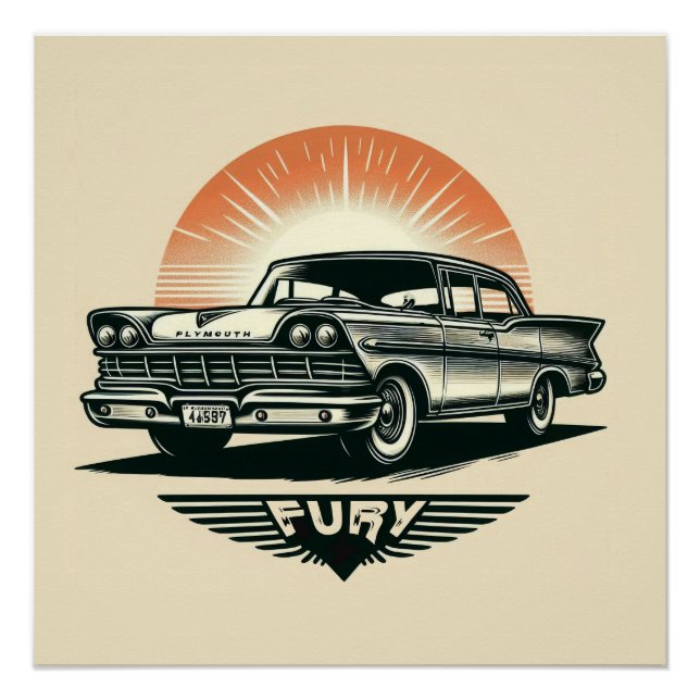 Póster Furia (Anverso)