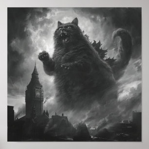 Póster Furia felina: Catzilla desatada