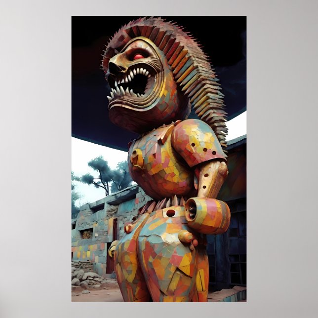 Póster Furia hawaiana (Frente)