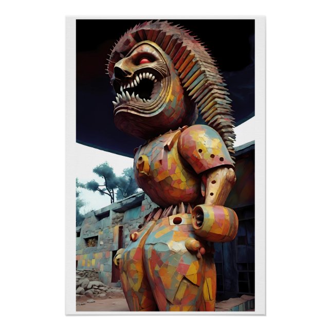 Póster Furia hawaiana (Anverso)