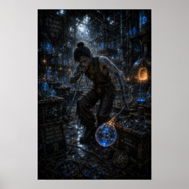 Póster Furia Silenciosa / Soplador de Vidrio / Taller de 
