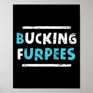 Póster Furpees Luchadores Camiseta Divertida de Entrenami