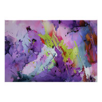 "Fusión de Hues" arte abstracto contemporáneo