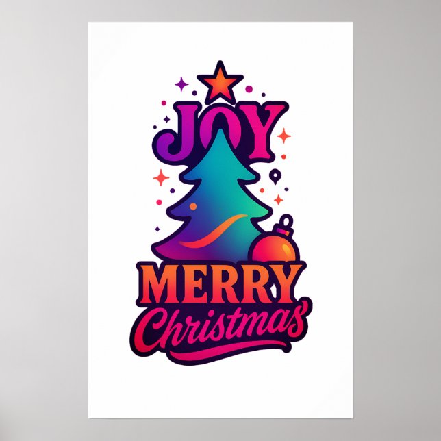Póster Fusión de Navidades radiantes (Frente)
