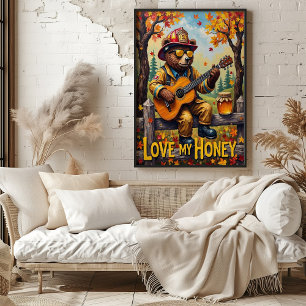 Póster Fusión post-cerca: La ruptura otoñal del oso