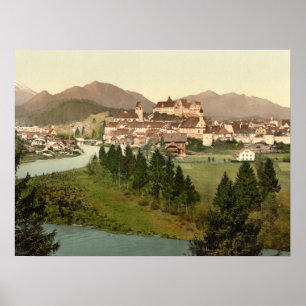 Póster Fussen, Bavaria, Germany archival print