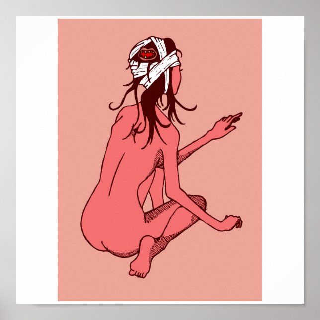 Póster Futakuchi Onna (Frente)