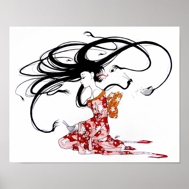 Póster Futakuchi-onna (Frente)