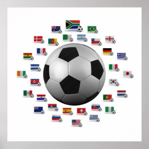 Póster Fútbol 2010