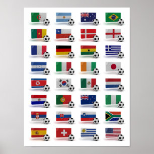 Póster Fútbol 2010