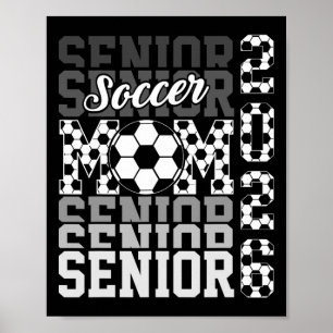 Póster Fútbol 2026 Graduación de la madre senior Familia 
