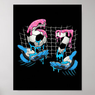 Póster Fútbol 67 Niños Helado Goteo Divertido 6 7 Manos M