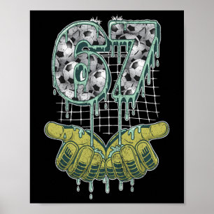 Póster Fútbol 67 Seis Siete Meme Divertido Gen Alpha _2 