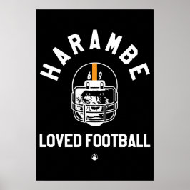 Póster Fútbol Amado por Harambe