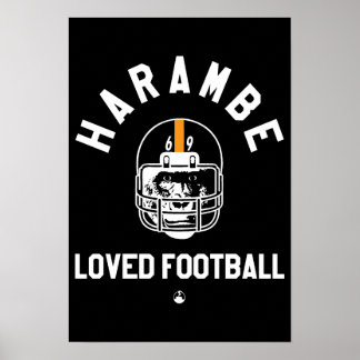 Póster Fútbol Amado por Harambe