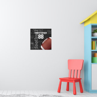 Póster Fútbol Americano Personalizado