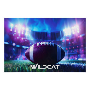 PÓSTER FÚTBOL AMERICANO - WILDCAT