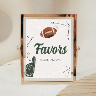 Póster Fútbol Baby Shower Favoritos