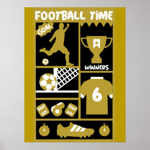 Póster Fútbol británico