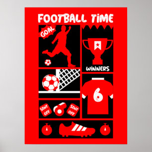 Póster Fútbol británico