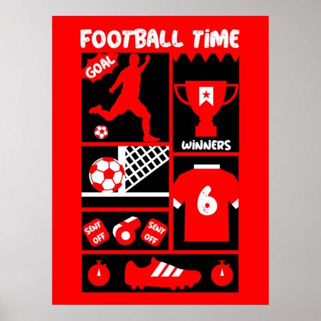 Póster Fútbol británico (Frente)