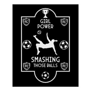 Póster Fútbol británico femenino