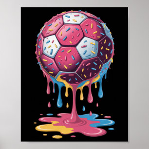 Póster Fútbol Byll Drip Helado Drip Hombres Mujeres Juego