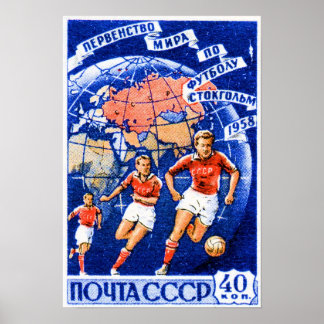 Póster Fútbol CCCP