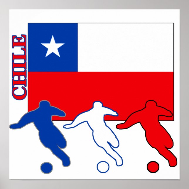 Póster Fútbol Chile (Frente)