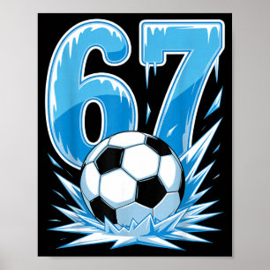 Póster Fútbol congelado 67 Deportes de hielo Número Estil
