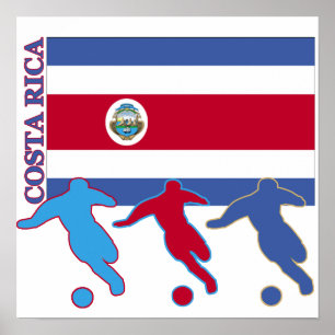 Póster Fútbol Costa Rica