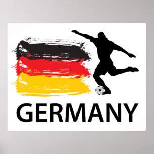 Póster Fútbol de Alemania