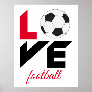 Póster Fútbol de amor